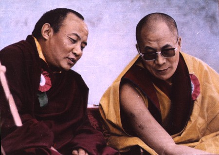 H.H. Dalai Lama and 16th Karmapa