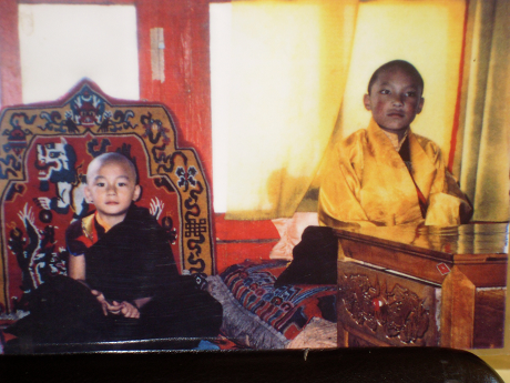 H.H. Karmapa and Kalu Rinpoche