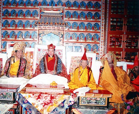 H.E. Tai Situpa and Rinpoches
