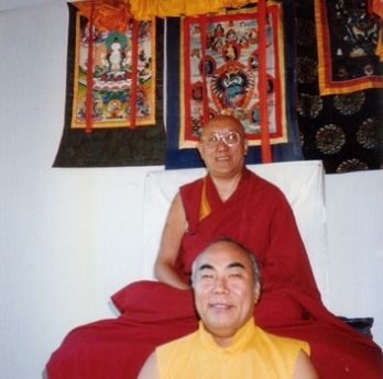 Bokar Rinpoche and Lama Lodu