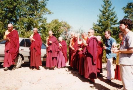 1997 Retreatants entering the gate
